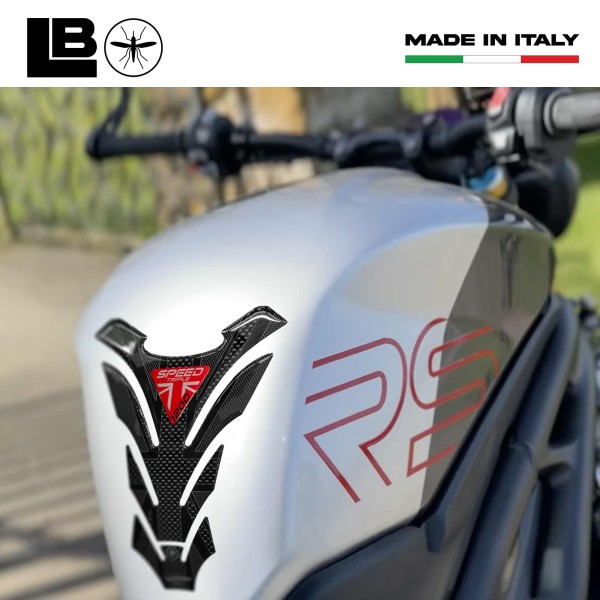 Pegatina 3D protector de depósito de moto compatible con Triumph Speed Triple 1200 RS 2025