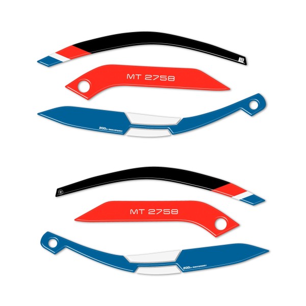 Handschutzaufkleber kompatibel mit Moto Guzzi Stelvio Duecento Tributo