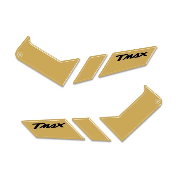 3D gel resin adhesive corner protectors compatible with Yamaha Tmax 2025