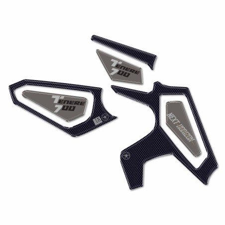 Αυτοκόλλητα αυτοκόλλητα πτέρνας 3D gel συμβατά με Yamaha Tenere 700 2025