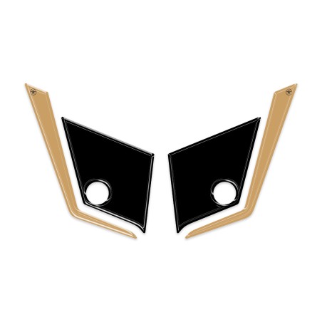 3D Gel Stickers Protecteurs de carénage compatibles avec Yamaha Tenere 700 2025