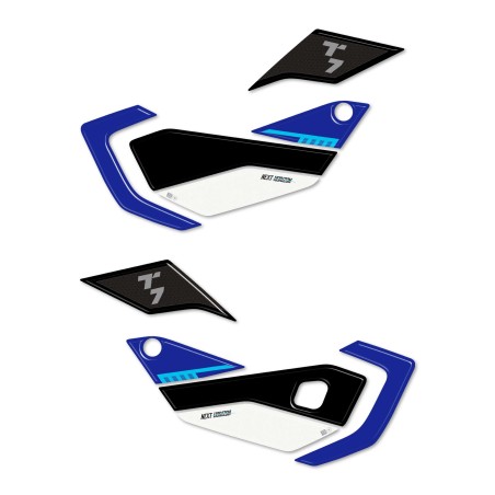 Adesivi 3D Protezioni Laterali Serbatoio compatibili con Yamaha Tenere 700 2025