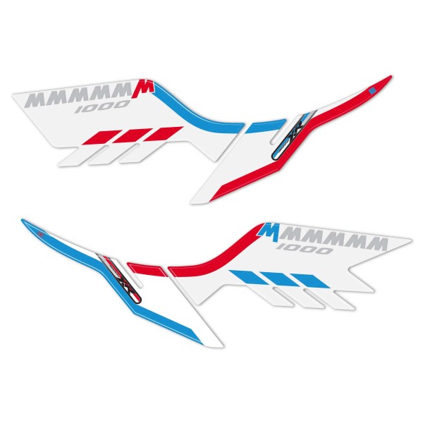 Pegatinas Protectores laterales de depósito de moto compatibles con BMW M 1000 XR 2023-25