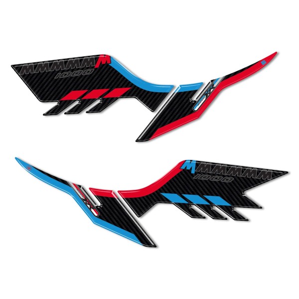 Stickers Protections latérales de réservoir de moto compatibles avec BMW M 1000 XR 2023-25