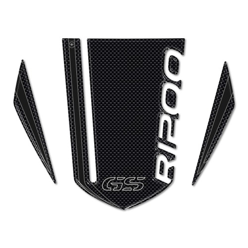 KIT ADHESIVOS 3D PROTECCIÓN PLACA CARBONO compatible MOTO BMW GS R1200 2008-2012 2