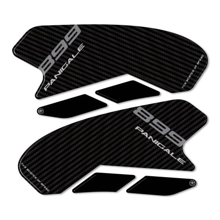 Pegatinas 3D Protectores laterales de depósito compatibles con Ducati Panigale 899