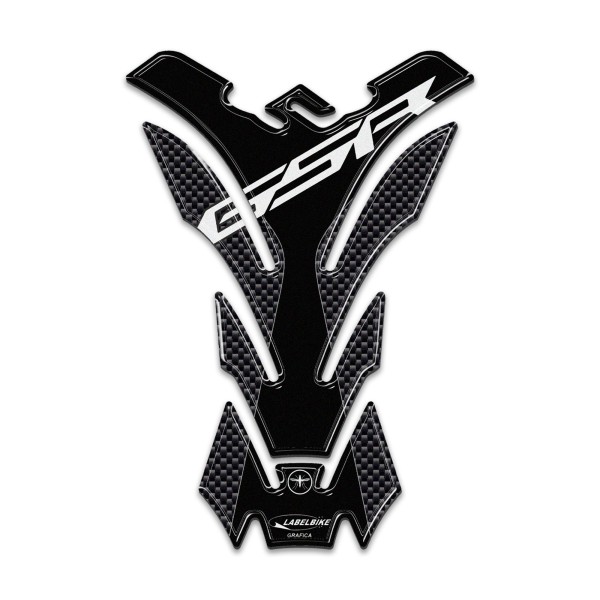 GEL 3D CARBON STICKER ADHESIVE COMPATIBLE pour SUZUKI GSR MOTORBIKE