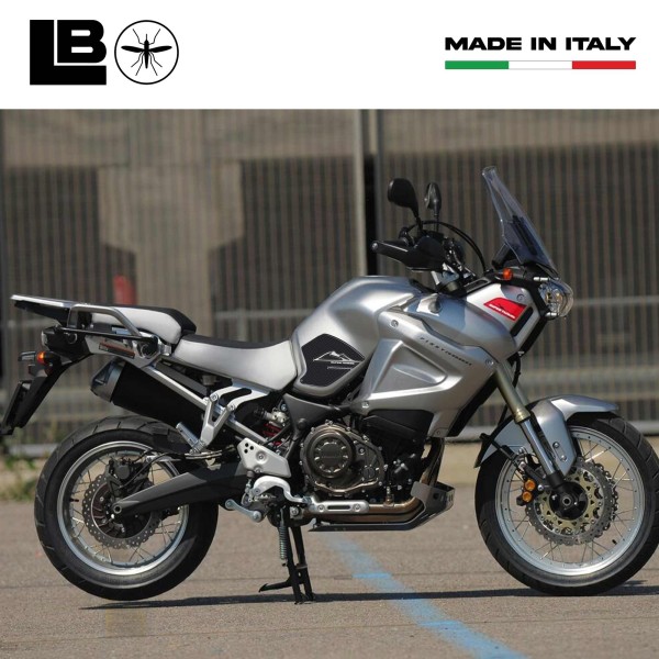 2 3D-Tank Seitenschutz kompatibel x MOTO YAMAHA SUPER TENERE Carbon