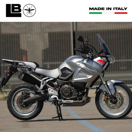 2 3D TANK SIDE PROTECTIONS compatible x MOTO YAMAHA SUPER TENERE carbon
