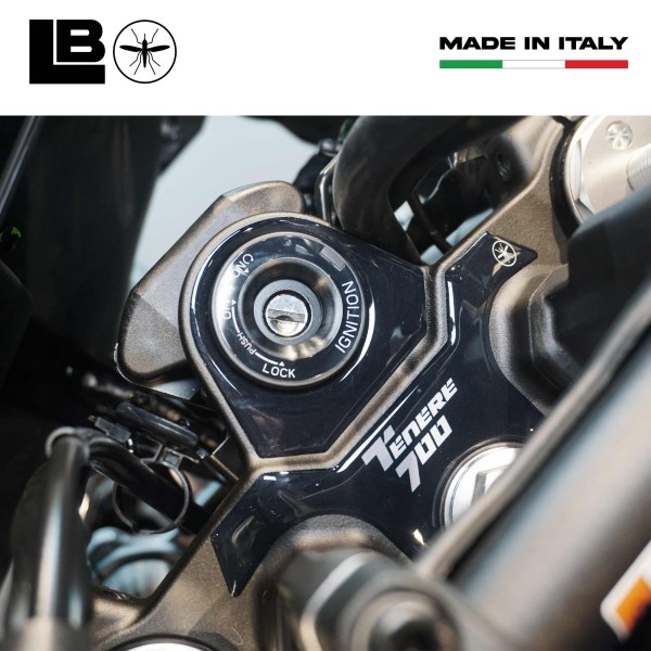 Placa de dirección adhesiva 3D Protección Moto compatible con Yamaha Tenere 700 2025