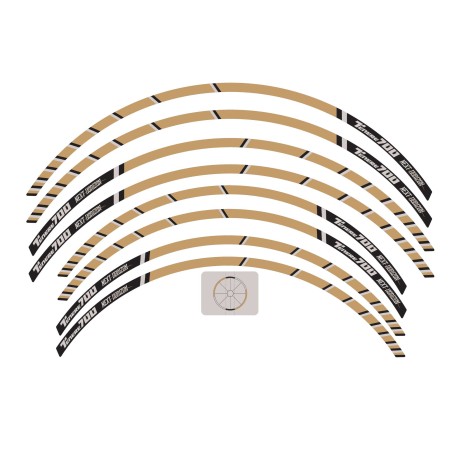 Tiras adhesivas para llantas de moto compatibles con Yamaha Tenere 700 2025
