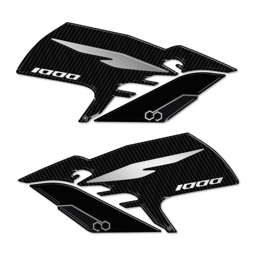 Adesivi 3D Protezioni Laterali Serbatoio compatibili con Honda Hornet 1000 2025 2