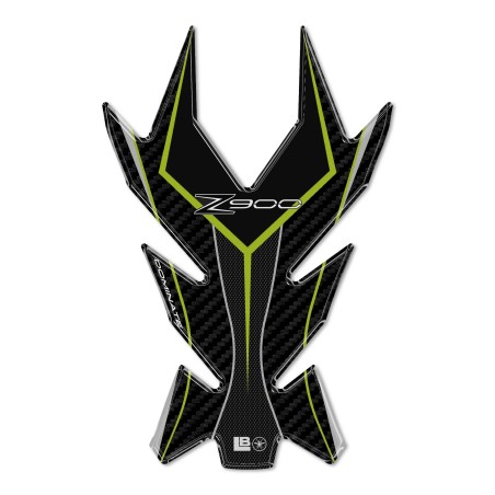 Adesivo gel 3D Protezione Paraserbatoio compatibile con Kawasaki Z900 2018-2025