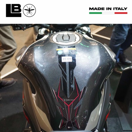 Adesivo gel 3D Protezione Paraserbatoio compatibile con Kawasaki Z900 2018-2025
