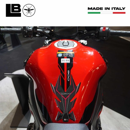Adesivo gel 3D Protezione Paraserbatoio compatibile con Kawasaki Z900 2018-2025
