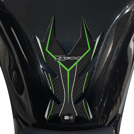 Adesivo gel 3D Protezione Paraserbatoio compatibile con Kawasaki Z900 2018-2025