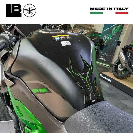 Adesivo gel 3D Protezione Paraserbatoio compatibile con Kawasaki Z900 2018-2025