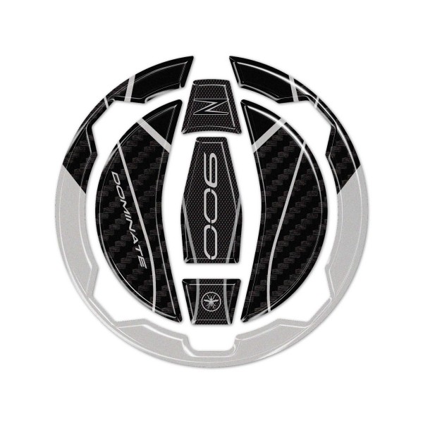 Adesivo 3D Protezione Tappo Serbatoio compatibile con Kawasaki Z900 2018-2025