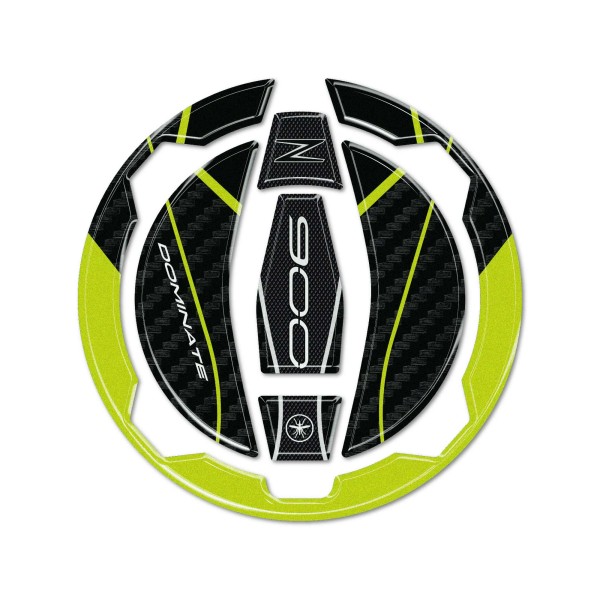 Pegatina 3D Protección Tapón Depósito compatible con Kawasaki Z900 2018-2025