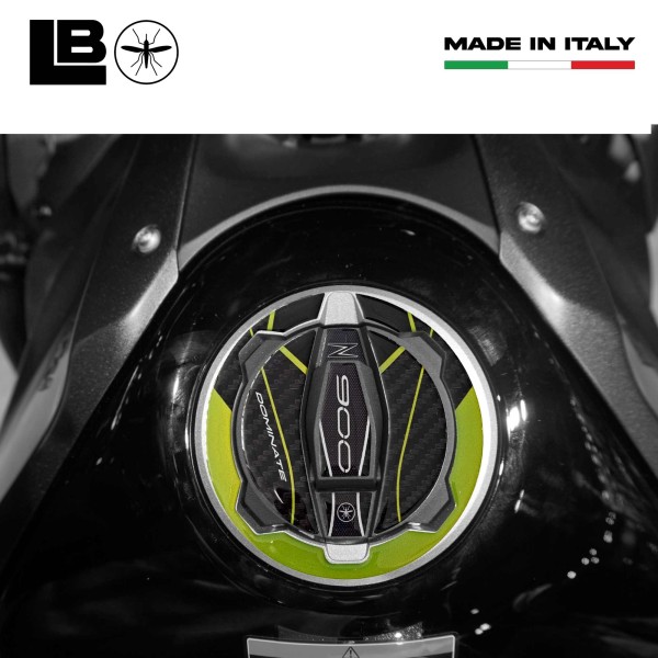 Pegatina 3D Protección Tapón Depósito compatible con Kawasaki Z900 2018-2025