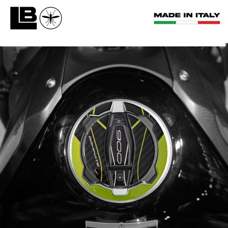 Adesivo 3D Protezione Tappo Serbatoio compatibile con Kawasaki Z900 2018-2025