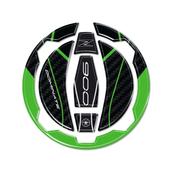 Pegatina 3D Protección Tapón Depósito compatible con Kawasaki Z900 2018-2025