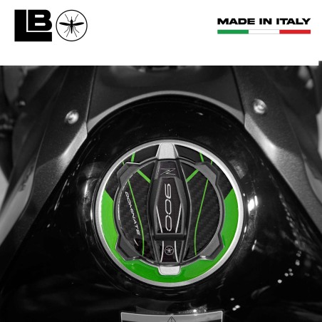 Adesivo 3D Protezione Tappo Serbatoio compatibile con Kawasaki Z900 2018-2025