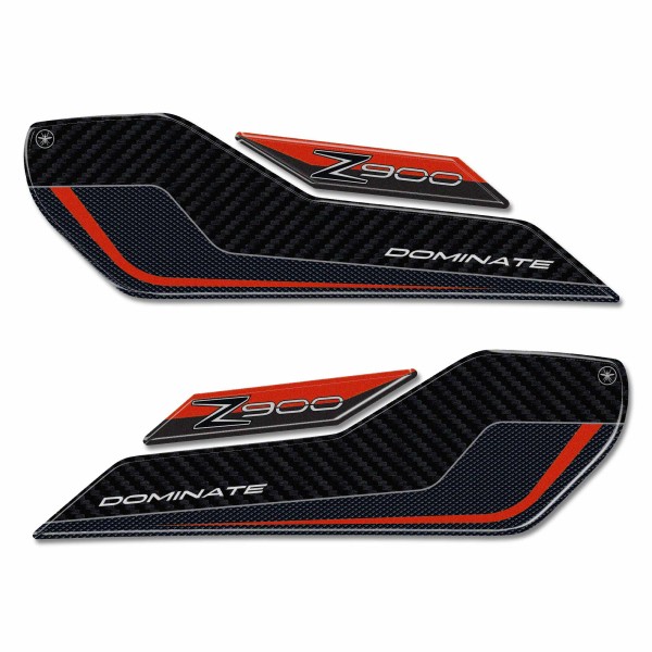 Stickers 3D Protections latérales de réservoir compatibles avec Kawasaki Z900 2018-2024