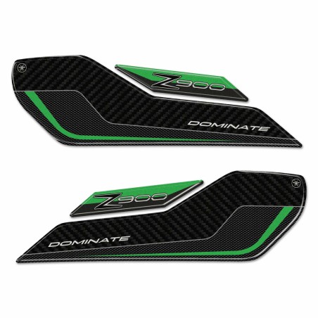 Adesivi 3D Protezioni Laterali Serbatoio compatibili con Kawasaki Z900 2018-2024