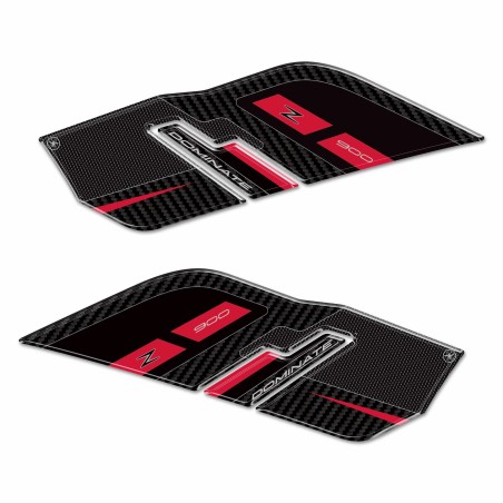 Stickers 3D Protections latérales de réservoir de moto compatibles avec Kawasaki Z900 2025