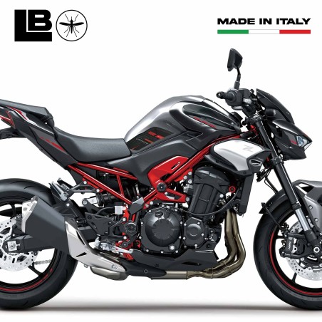Αυτοκόλλητα 3D μοτοσικλέτας Tank Side Protectors συμβατά με Kawasaki Z900 2025