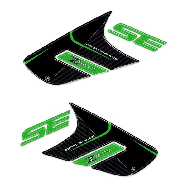 Stickers Protections latérales de réservoir compatibles avec Kawasaki Z900 SE 2022-25
