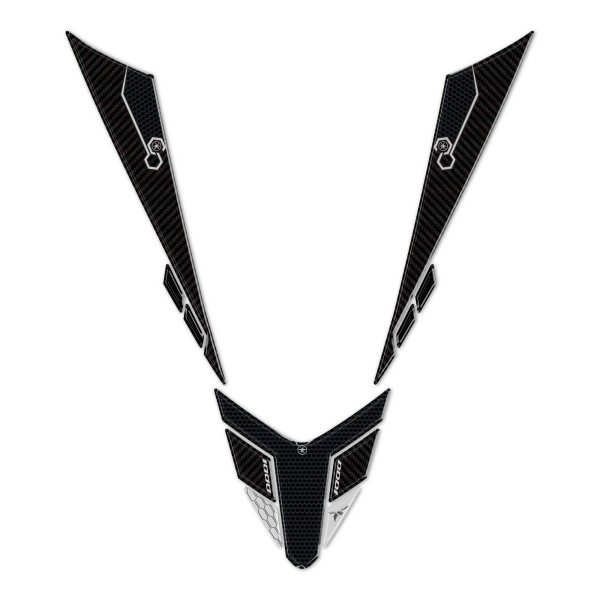 Adesivi 3D Protezioni Posteriori Codino compatibili con Honda Hornet 1000 2025