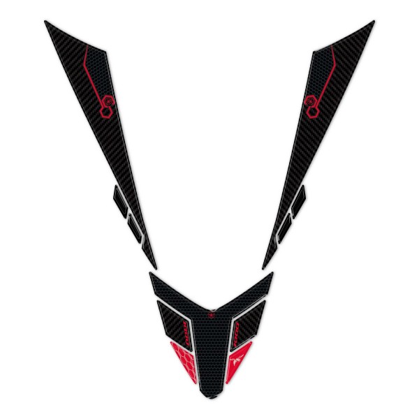 Adesivi 3D Protezioni Posteriori Codino compatibili con Honda Hornet 1000 2025
