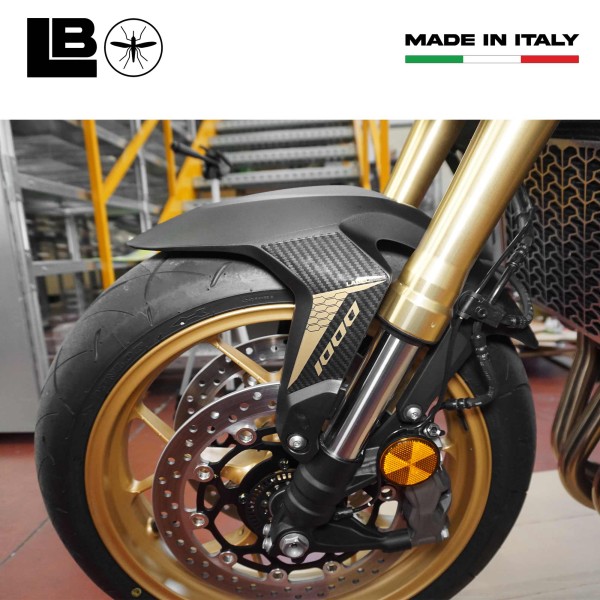 Adesivi 3D Protezioni Parasteli Parafango compatibili con Honda Hornet 1000 2025