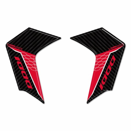 Adesivi 3D Protezioni Parasteli Parafango compatibili con Honda Hornet 1000 2025