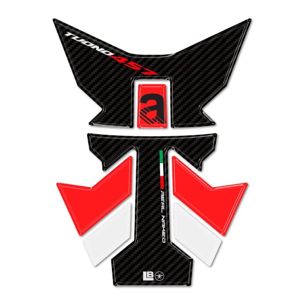 Paraserbatoio Adesivo 3D Protezione moto compatibile con Aprilia Tuono 457 2025