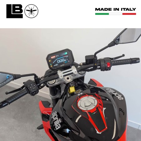 Adesivo 3D Sopraserbatoio protezione moto compatibile con Aprilia Tuono 457 2025