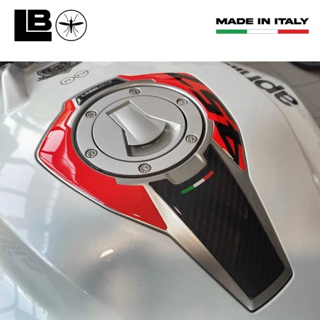 Autocollant 3D Protège réservoir moto compatible avec Aprilia Tuono 457 2025
