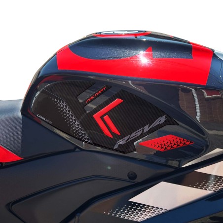 Adesivi 3D Protezioni Laterali moto compatibili con Aprilia RSV4 Factory 2025