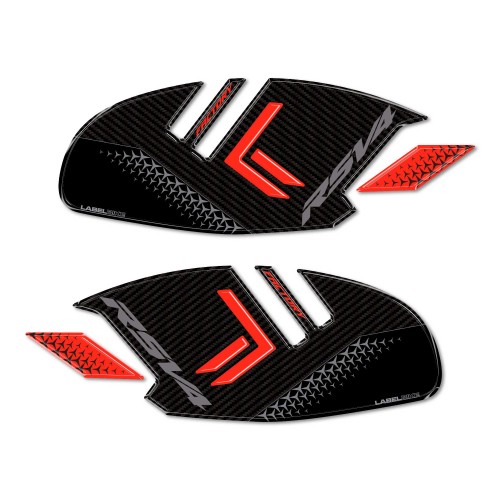 Adesivi 3D Protezioni Laterali moto compatibili con Aprilia RSV4 Factory 2025 2