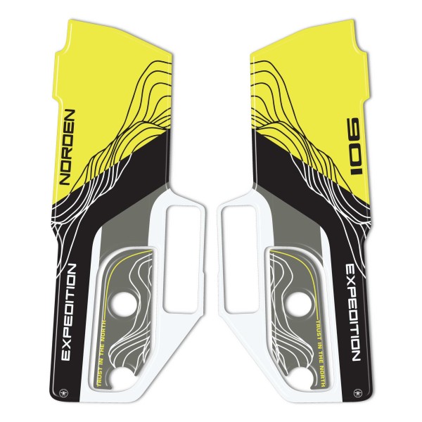 Stickers 3D Garde-boue moto compatible avec Husqvarna Norden 901 2025