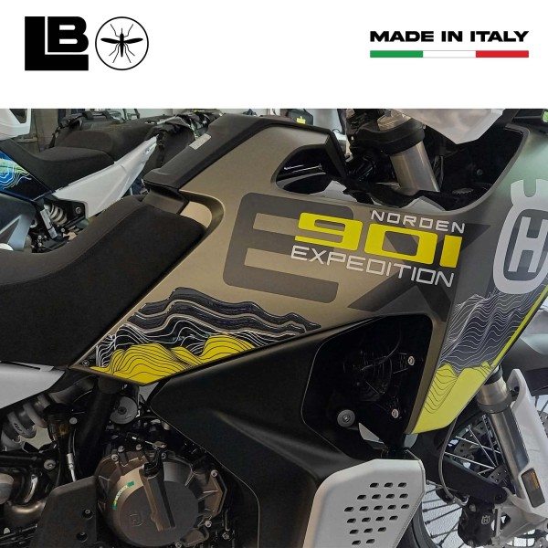 Adesivi Protezioni Laterali Serbatoio compatibili con Husqvarna Norden 901 2025