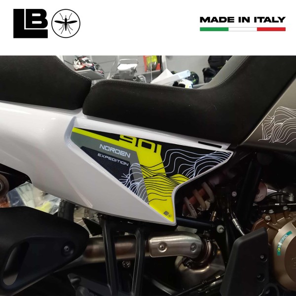 3D Seitenwandaufkleber Motorradheck kompatibel mit Husqvarna Norden 901 2025
