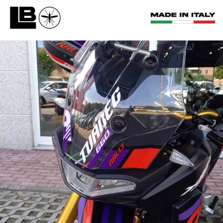 Adesivo 3D Protezione Cupolino moto compatibile con Aprilia Tuareg Rally 660