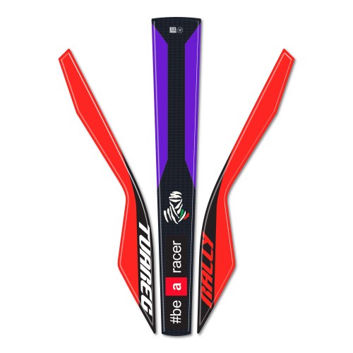 Sticker 3D Protection garde-boue moto compatible avec Aprilia Tuareg Rally 660 2