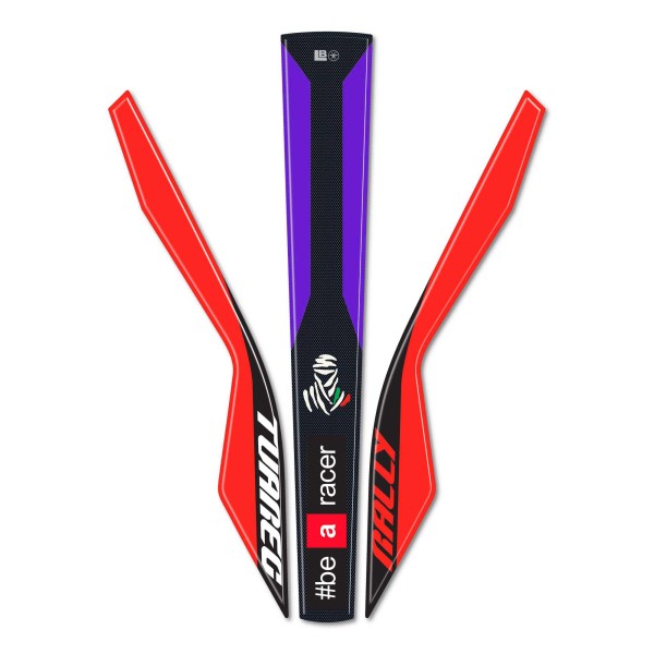 Adesivo 3D Protezione Parafango moto compatibile con Aprilia Tuareg Rally 660