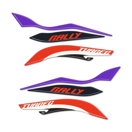 Adesivi 3D Protezioni Paramani moto compatibili con Aprilia Tuareg Rally 660