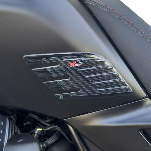 Pegatinas 3D Protectores laterales de depósito compatibles con Moto Guzzi V85 Strada