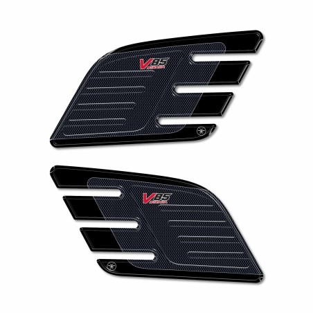 Adesivi 3D Protezioni Laterali Serbatoio compatibili con Moto Guzzi V85 Strada